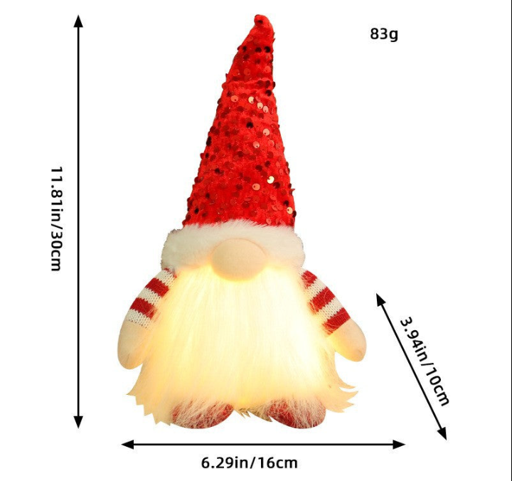 Glowing Christmas Gnome