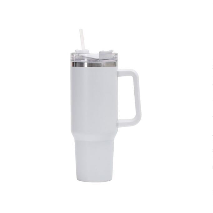 Hot and Cold Tumbler with Straw