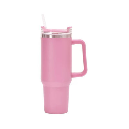 Hot and Cold Tumbler with Straw